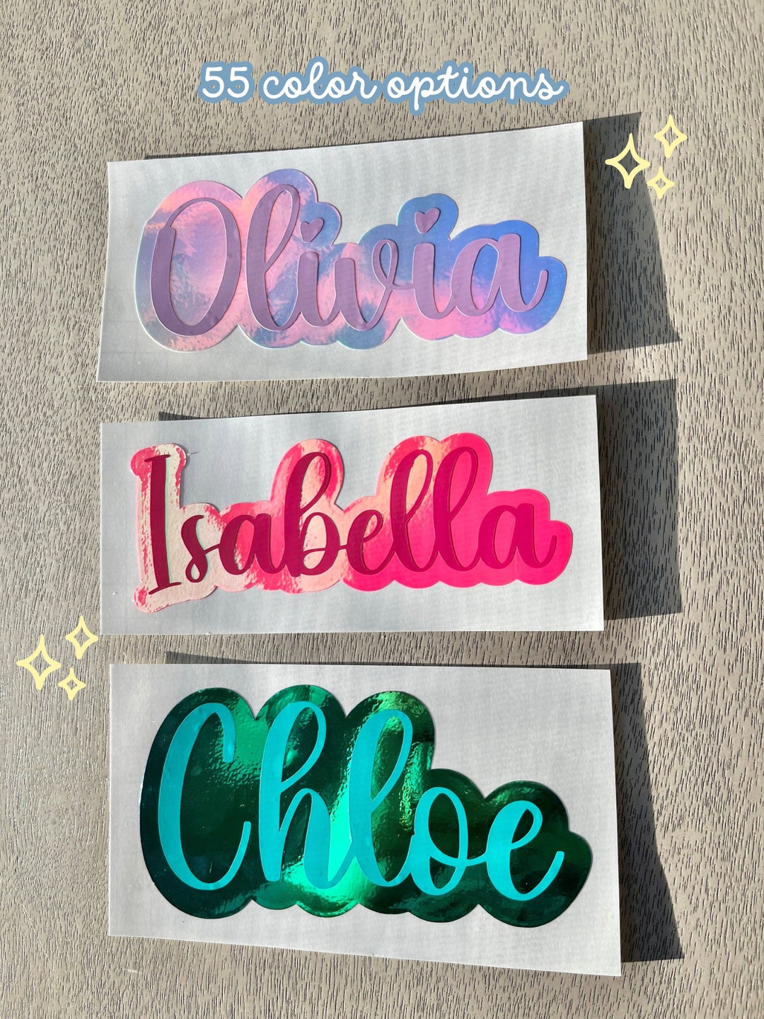 Personalized Name Decal | Custom Vinyl Sticker for Tumbler - Etsy