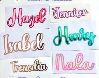 Personalized Name Decal | Custom Vinyl Sticker for Tumblers