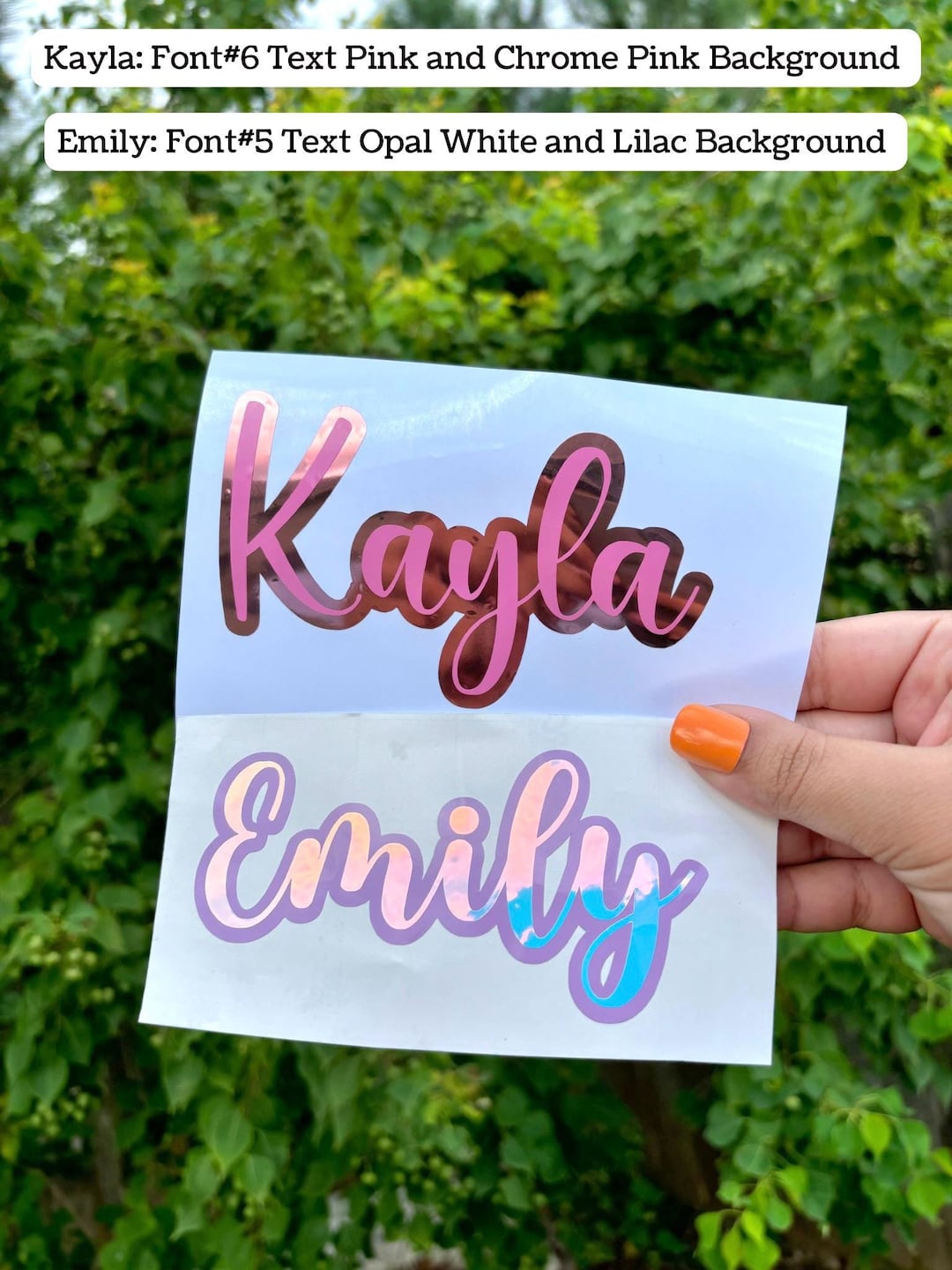 Personalized Name Decal: Custom Vinyl Sticker for Tumbler - Etsy