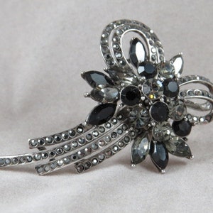 Marcasite and Rhinestone Ring by Camille Lucie Size 9