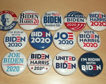 Joe Biden 2020 Kamala Harris buttons badges pins democrat election button badge campaign