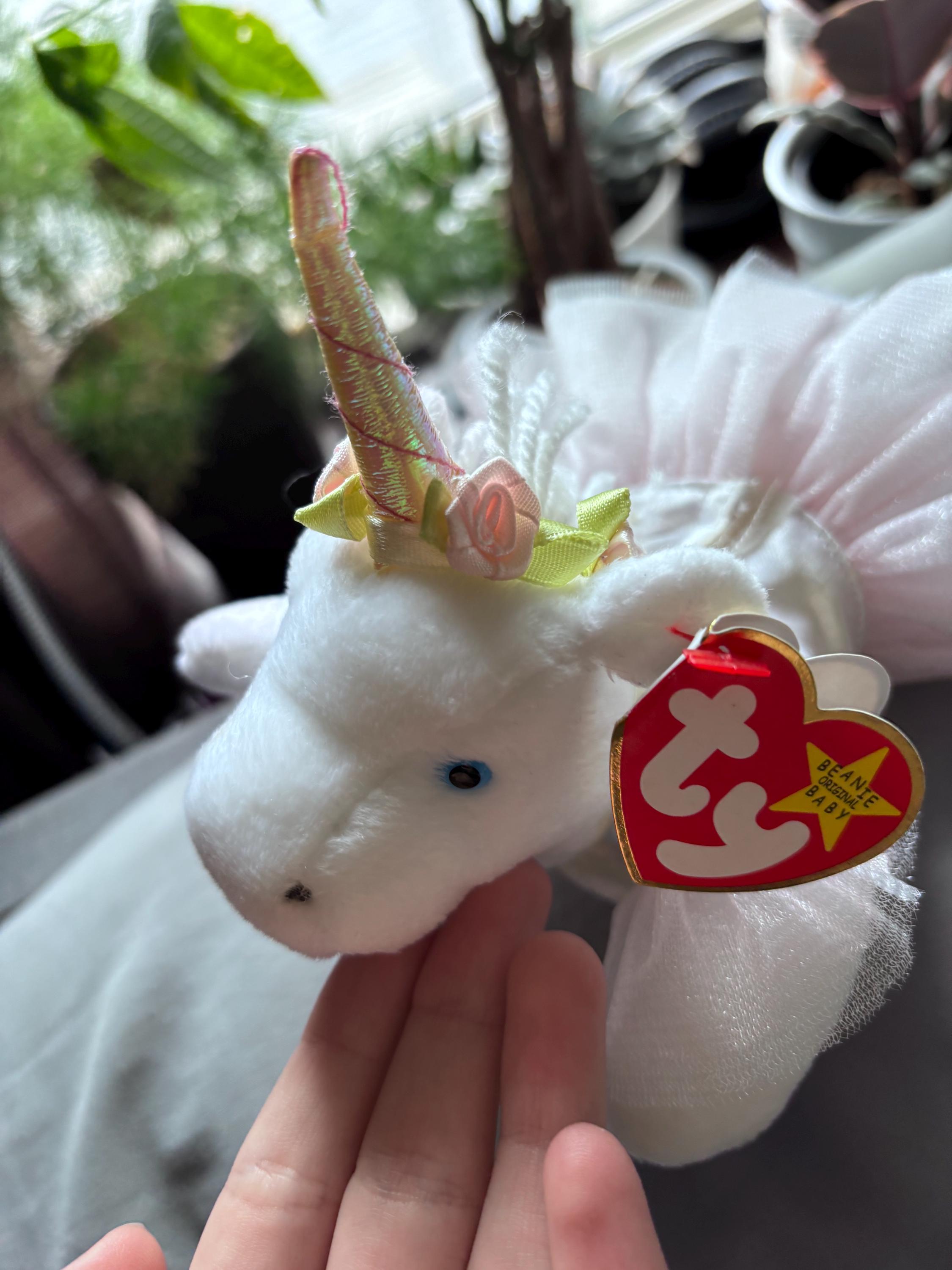 RARE 1994 Mystic the Unicorn Beanie Baby WITH 1993 ERROR!