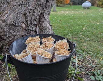Natural Fire Starters | Pine & Beeswax, Long Burn | 30 pack