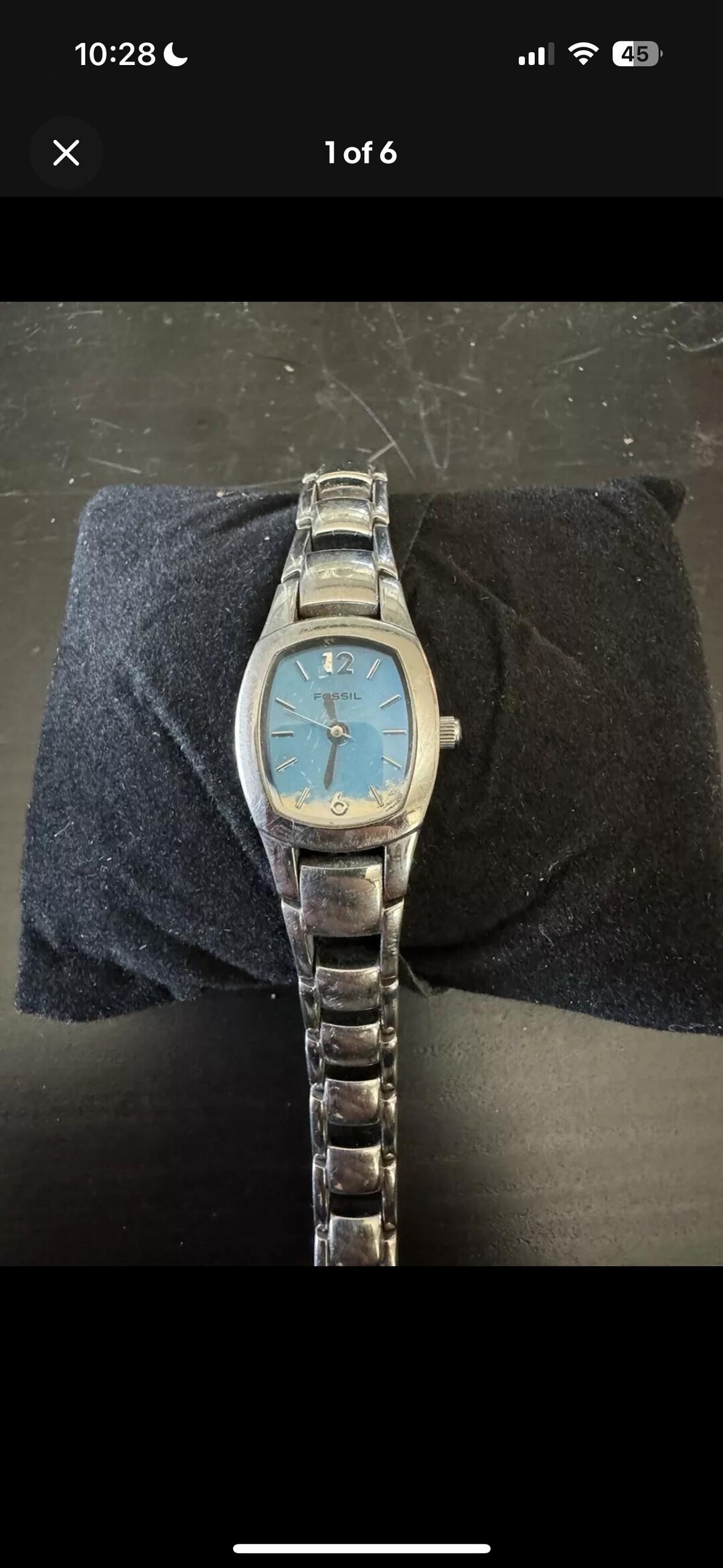 Woman Vintage Watch-fossil ES 9596 Runs With New Battery - Etsy