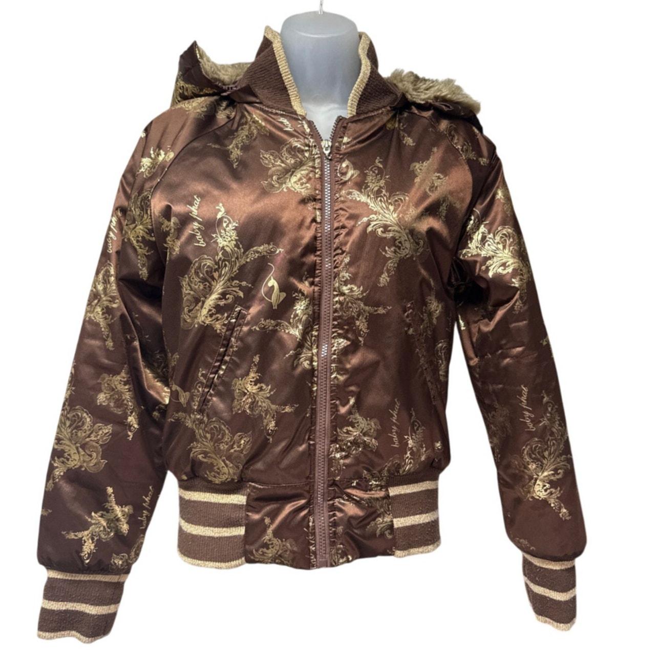 BURNING SHO 十字架 fur jacket 平成 y2k y2k】 ジップフーディ 水色