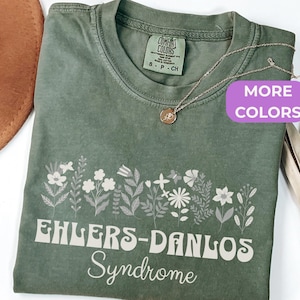 Comfort Colors®, Ehlers-Danlos Syndrome Shirt, Chronic Illness Shirt, Chronic Pain, Invisible Illness TShirt, Rare Disease, EDS Gift, Zebra