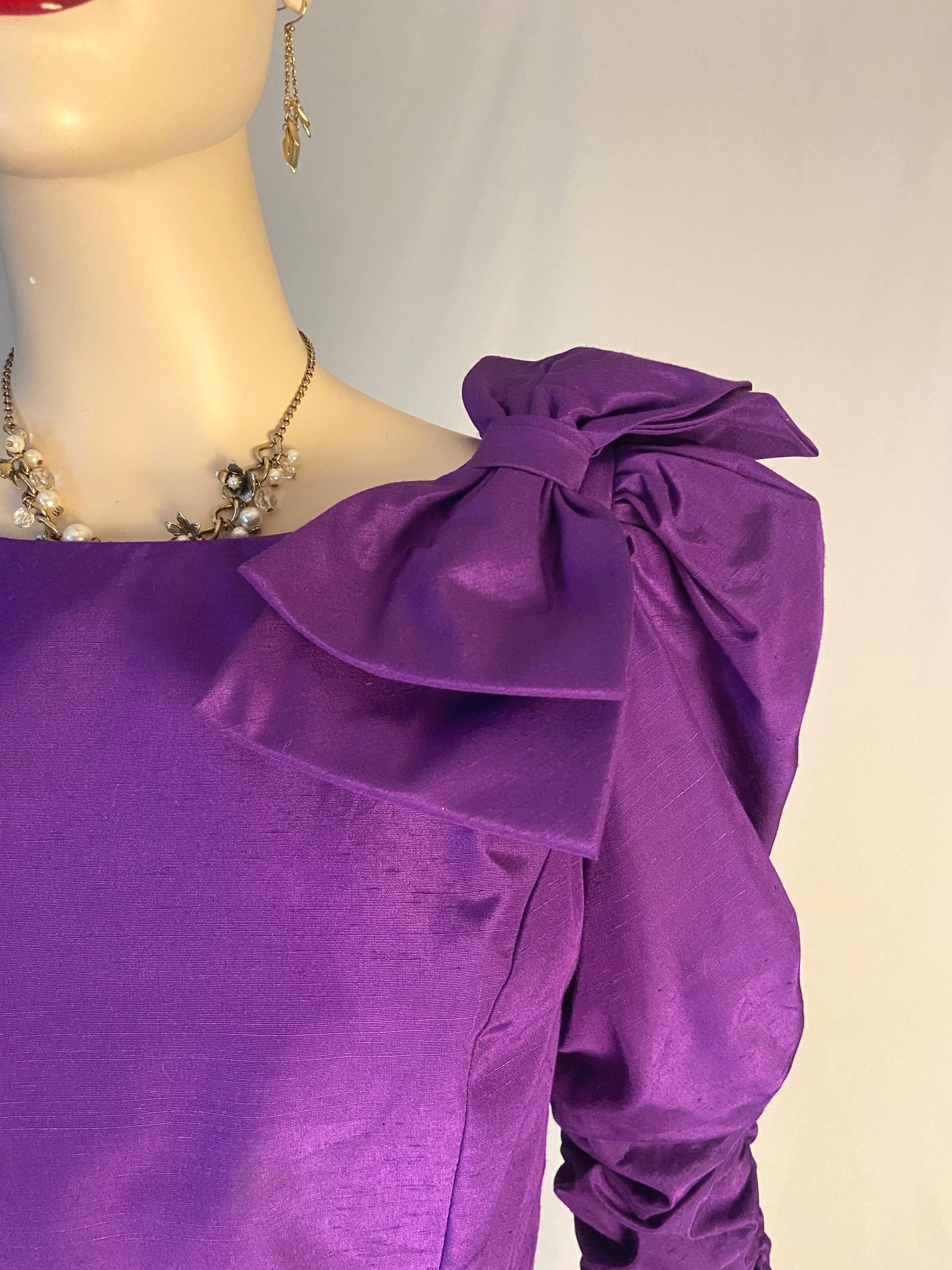 joan collins purple wedding dress Royal Purple for Dame Joan Neil Cunningham