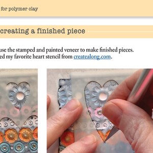 Polymer Clay Tutorial How To Step by Step Shabby Chic Technique for Polymer Clay by Wired Orchid Digital Download Instant Download image 2