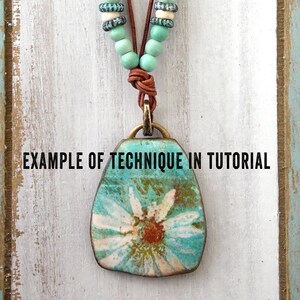 Polymer Clay Tutorial How To Step by Step Pretty Grunge Technique on Polymer Clay by Wired Orchid Digital Download image 6