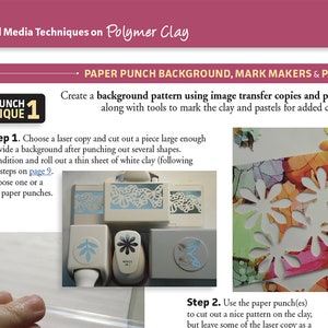 Polymer Clay Tutorial How To Step by Step Mixed Media Techniques on Polymer Clay by Wired Orchid Digital Download image 3