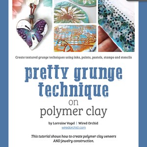 Polymer Clay Tutorial How To Step by Step FOUR Techniques BUNDLE by Wired Orchid Digital Download Instant Download image 6