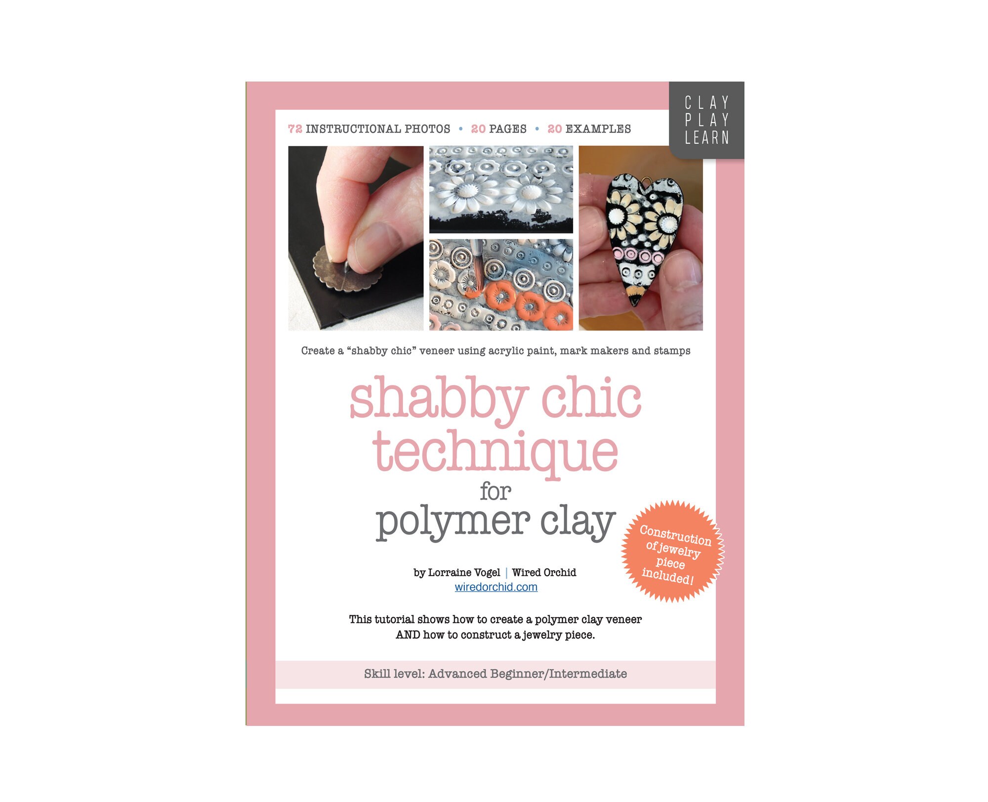 Polymer Clay Tutorial How to • Step by Step Two Techniques BUNDLE by ...