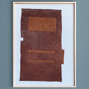 Textile Compositions: Kakishibu-Dyed and Stitched Fabric Art by Rei