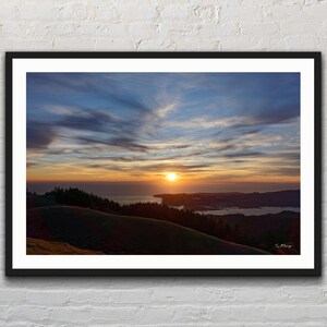 Sunset Over The Pacific Ocean | California | San Francisco | Sky | Nature | Landscape Photo Print | Photography | Fine Art Print | Decor