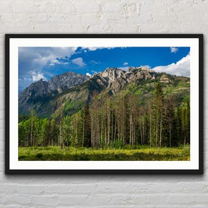 Banff National Park Photo Print: Rocky Mountains Landscape Art