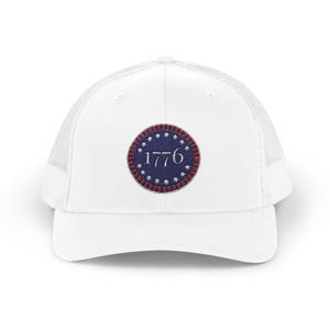 Patriotic Hat – 1776 Embroidered USA Baseball Cap, America Independence Day Hat, 4th of July Outfit Accessory, Adjustable Hat