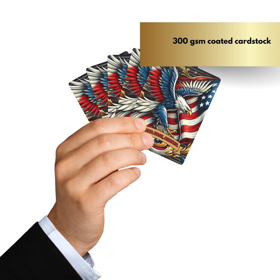 トランプ Patriotic Playing Cards Trump 2024 Patriotic Playing Cards - Gold Eagle & American