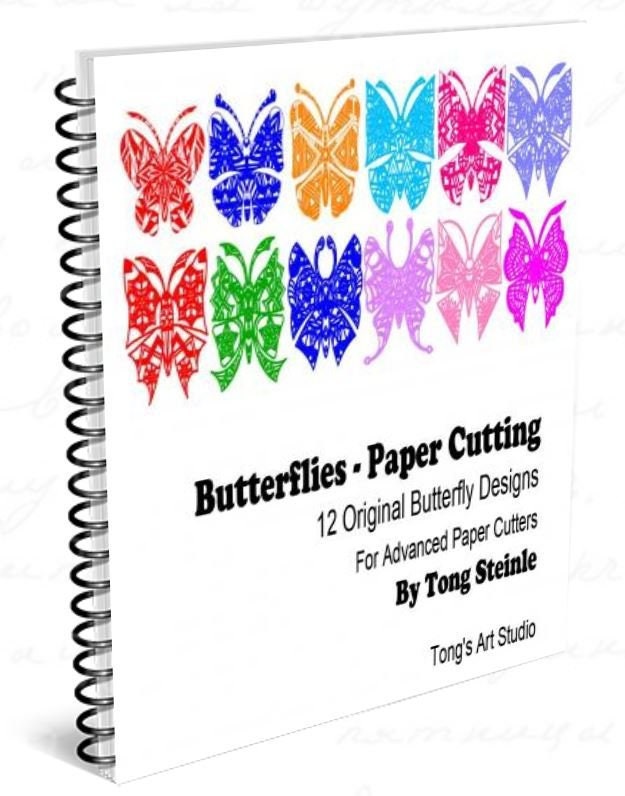 Butterfly paper cutting patterns part 2 for advanced paper etsy