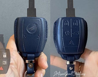 Custodia Portachiavi Auto Volvo In Lega Di Zinco E Pelle - Antigraffio Per XC60 XC90 S60 S90 V90 (2016-2021)