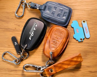 Chevy Key Fob Cover Fall für Camaro & Malibu, mehrfarbige Optionen, geprägtes Logo zurück, langlebiger Schutz, weicher Sitz für Fifty LT RS SS ZL1