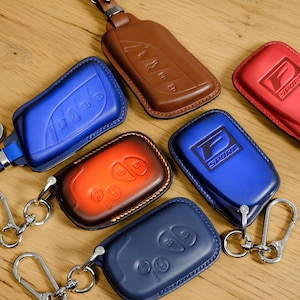 Funda para llave Lexus para RX350 Nx Is F Sport GX550 ES350 Ls Lc TX UX. Funda de cuero genuino para llave inteligente Lexus. Carcasa para llave Lexus. Regalo Lexus. Estuche para llave Lexus.