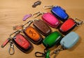 Handmade Leather Key Fob Cover for Bronco Sport Big Bend & Outer Banks – Custom Keyless Remote Case with Keychain, Protective Key Holder product logo
