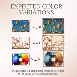 Color variations between mockups and actual product