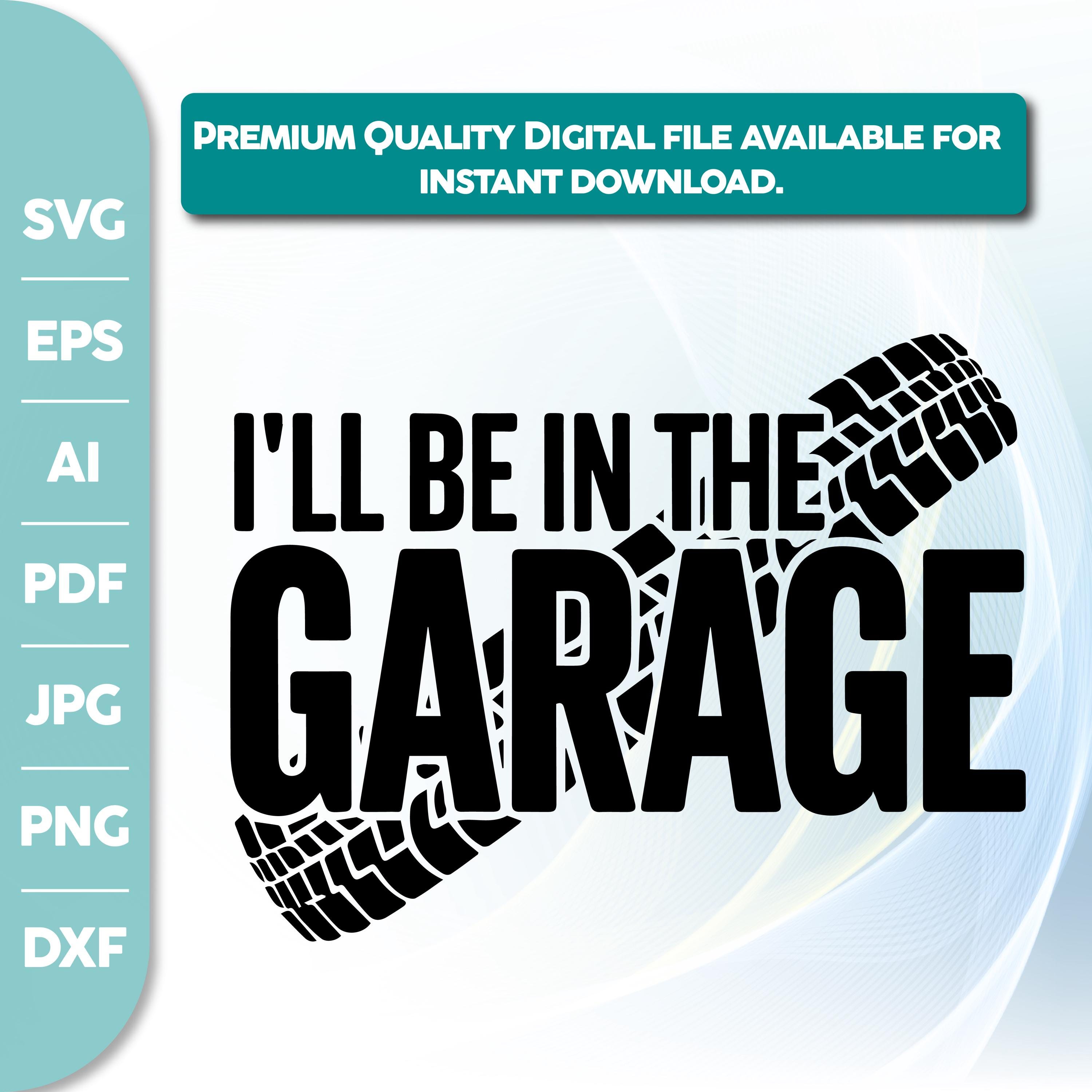 I'll Be In The Garage Png,Fathers Day Gift,Papa's Garage Tshirt,Funny Mechanic Tee,Dad Husband Shirt From Kids,Auto Mechanic Project Car