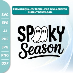 Spooky Season Svg, Happy Halloween svg, Spooky Vibes svg, Trick or Treat svg, Fall Vibes svgHalloween Shirt svg, Cricut Cut Files,Spooky svg