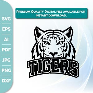 Tigers svg,Tiger Pride svg,Tiger Face SVG,pride svg,Tiger Design,Tigers mascot svg,Tiger Tee Design,Tigers logo,Tiger Head SVG,