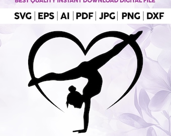 Gymnast Monogram SVG,Male Gymnastics Svg,Gymnastics Love SVG,Gymnastics Silhouette Cricut,Gymnast SVG Cutting Files,CricutsublimationGymnast