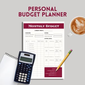 Paycheck Budget Planner: Printable Finance Tracker (PDF)
