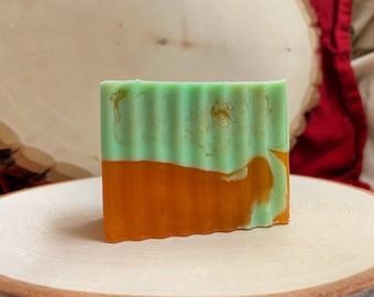 CITRON and MANDARIN Soap - Olive Oil and White Soap - Vegan Soap - Cruelty Free - Handmade Soap - Hand Cut - Citrus - Fruity - Uplifting