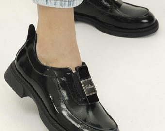 Women's Shoes Krula Black Patent Leather