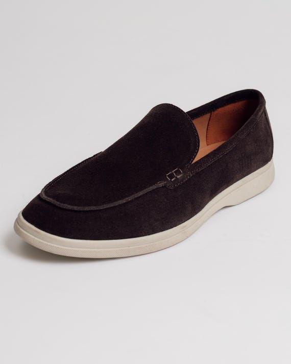 Krula Men's Loafers Dark Brown Suede 41-45