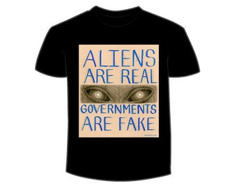 Alien Are Real T-Shirt - Made by Ana Bagayan