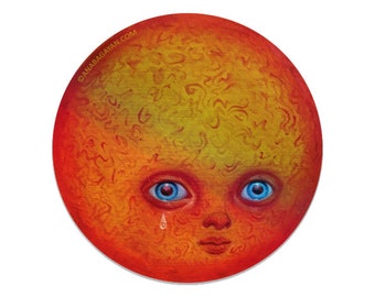 Sun - Holographic Vinyl Sticker