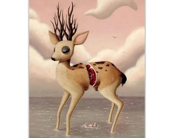 Unexpecting - Vinyl Sticker by Ana Bagayan - Satin Finish