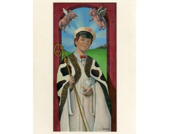 Saint Milk (2003) - Original Oil Painting by Ana Bagayan
