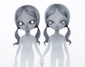 Gemini Twins - Oil Painting by Ana Bagayan (2019)