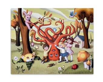 Octopus - Vinyl Sticker by Ana Bagayan - Satin Finish