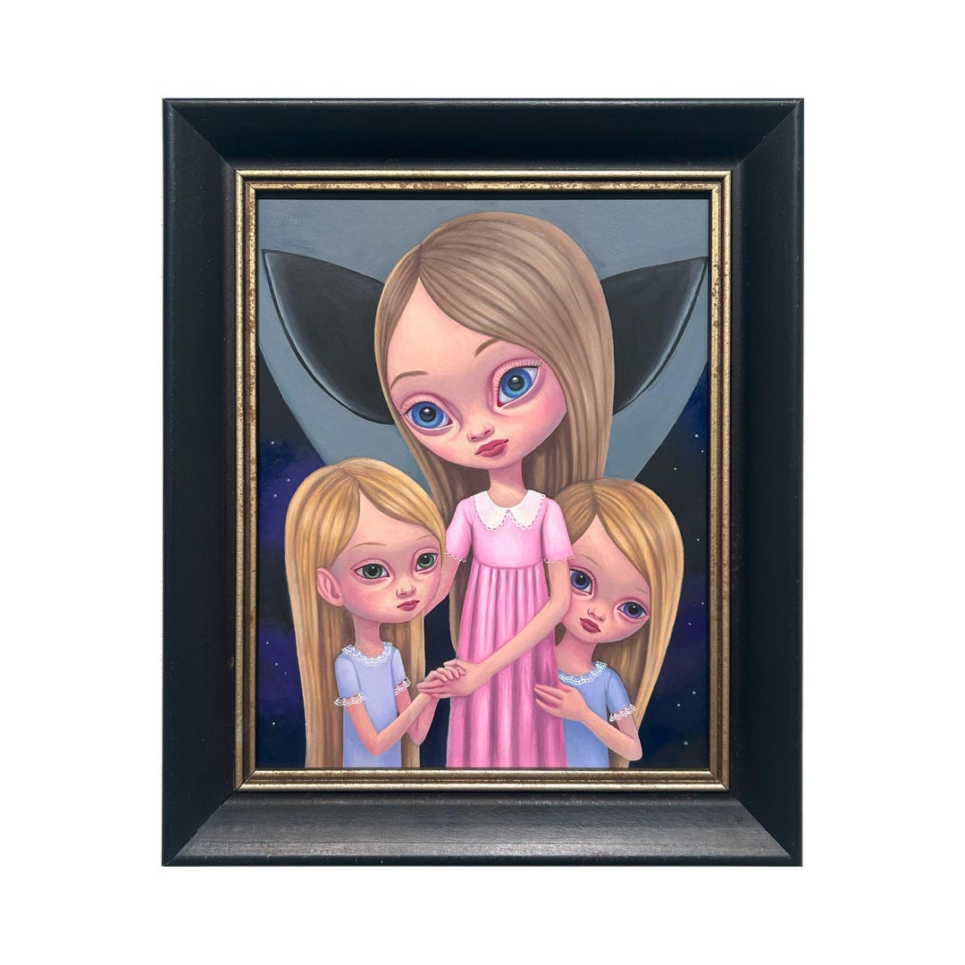 Alien Father - Ethereal Surreal Family Portrait of a Cosmic Protector ...