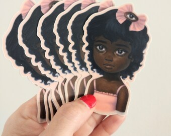 Bella - Vinyl Sticker by Ana Bagayan - Satin Finish