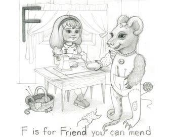 F de Amigo - Dibujo de Ana Bagayan