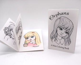 ORPHANS Coloring Book (Instant Download) - by Ana Bagayan