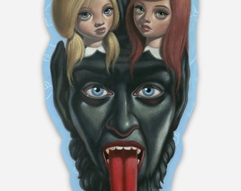 Krampus - Vinyl Sticker by Ana Bagayan - Satin Finish