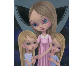 Alien Father - Oil Painting by Ana Bagayan