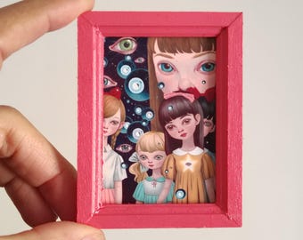 Clones (Pink Frame) - Mini Print by Ana Bagayan 2026