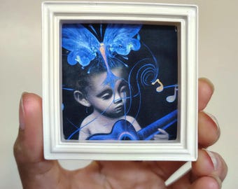Serena - Embellished Mini Print by Ana Bagayan