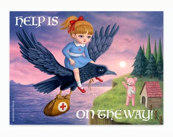 Help is on the Way! - Vinyl Sticker